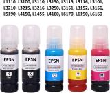 vavia INK FOR L3110,L3100,L3101,L3115,L3116,L3150,L3151,L3152 Black + Tri Color Combo Pack Ink Bottle