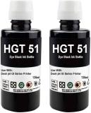 spotink GT51 Refill Ink for HP 310,315,319, 410, 415, 419,GT5810,GT5820,GT5821 (2 Black) Black Ink Bottle