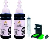 Ang Refill kit Compatible Dye ink For 805 860 861 803 680 682 46 & PG88 PG740 Black - Twin Pack Ink Bottle