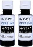 Inkspot GT51 Compatible For Inktank 310,315,319,410,415,419,GT5810,GT5820, GT5821 Black Ink Bottle