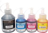 ZOKIO Refill Ink for BR-T Series BT6000BK / BT5000 Compatible For Brother MFC-T800W Black + Tri Color Combo Pack Ink Bottle