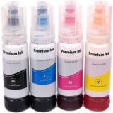 Spherix 003 Ink for Epson L3110,L3150,L3115,L3116,L3101,L1110,L3151,L3152,L3156,L5190 Black + Tri Color Combo Pack Ink Bottle