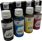 JET TONER GT51 GT52 Ink Compatible for Smart Tank 115 500 510 515 516 720 750 790 Printer Black + Tri Color Combo Pack Ink Bottle