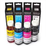 ZOKIO Refill Ink Black + Tri Color Combo Pack Ink Bottle