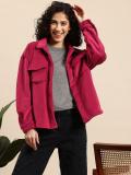 Mast & Harbour Full Sleeve Solid Women Jacket