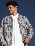 Taavi Full Sleeve Printed Men Jacket