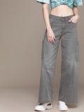 Moda Rapido Women Grey Jeans