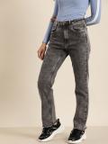 HERE&NOW Regular Men Grey Jeans