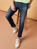 Wrangler Tapered Fit Men Dark Blue Jeans