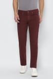 LOUIS PHILIPPE Slim Men Maroon Jeans