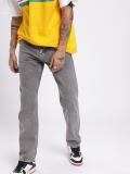 Kook N Keech Straight Fit Men Grey Jeans