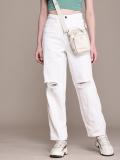 Roadster Regular Women White Jeans