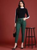 all about you Skinny Women Green Jeans