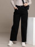 Moda Rapido Regular Women Black Jeans