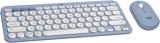 Logitech Pebble 2 Combo Bluetooth Multi-device Keyboard (Blue)