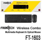 Frontech FT KEYBOARD 1603 Wireless Desktop Keyboard (Black)