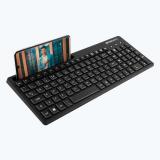 ZEBRONICS ZEB-K36 with Smartphone Holder Wired USB Desktop Keyboard (Black)