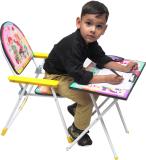 Demya king of steel study table chair Desk BLUE For use 2 to 15 years child Fabric Desk Chair (Finish Color - Yellow, Pre-assembled)