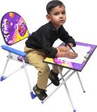 Demya king of steel study table chair Desk BLUE For use 2 to 15 years child Fabric Desk Chair (Finish Color - Blue, Pre-assembled)