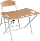 The Tickle Toe T3-TCSC Metal Desk Chair (Finish Color - coffee, Pre-assembled)