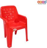 AVRO furniture AVRO JOY Plastic Chair For Kids sitting Plastic Chair (Finish Color - Red, Pre-assembled)