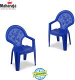 MAHARAJA Kids Plastic Chair | 100% Fresh Virgin Plastic | Study Chairs for 2 to 8 Years Plastic Chair (Finish Color - Blue, Pre-assembled)