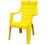 Furniture Yard ABCD Kids Chair Strong and Durable Plastic Chair (Finish Color - Yellow, Pre-assembled)