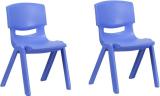 KITHANIA Baby Kids Chair Strong and Durable Kids Plastic School Home Study Chair 2 PC Plastic Chair (Finish Color - BLUE, Pre-assembled)