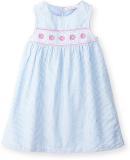 BEEBAY Indi Girls Midi/Knee Length Casual Dress (Blue, Sleeveless)