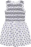 BUDDING BEES Girls Midi/Knee Length Casual Dress (Blue, Sleeveless)