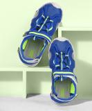 Bubblegummers Boys Velcro Sports Sandals (Blue , 8 - 9 Years)