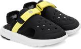 PUMA Boys & Girls Velcro Strappy Sandals (Black , 8 - 9 Years)