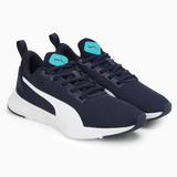 PUMA Flyer Runner Jr Boys & Girls Lace Running Shoes (Blue, 9 - 10 Years)