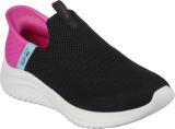 Skechers Girls Slip on Walking Shoes (Black)