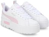 PUMA Girls Lace Sneakers (White)