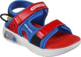 Skechers Boys Velcro Sneakers (Red, 11 to 12 yrs)