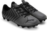 PUMA Boys & Girls Lace Football Shoes (Black)