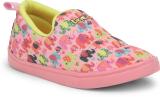 LIBERTY Boys & Girls Slip on Sneakers (Pink)