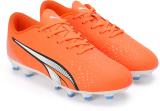 PUMA ULTRA PLAY FG/AG Jr Boys & Girls Lace Football Shoes (Orange)