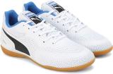 PUMA Boys & Girls Lace Football Shoes (White)