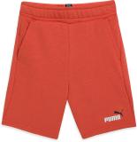 PUMA Short For Boys Casual Solid Cotton Blend (Orange, Pack of 1)