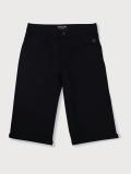 GINI & JONY Short For Boys Casual Solid Pure Cotton (Black, Pack of 1)