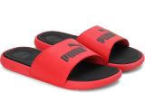 PUMA Boys & Girls Slip On Slipper Flip Flop (Red , 12 - 13 Years)