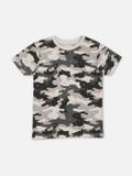 Pepe Jeans Boys Printed Pure Cotton Regular T Shirt (Grey, Pack of 1)