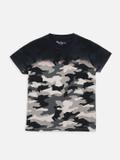Pepe Jeans Boys Printed Cotton Blend Regular T Shirt (Grey, Pack of 1)