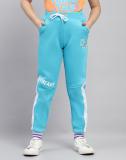 MONTE CARLO Track Pant For Girls (Light Blue, Pack of 1)