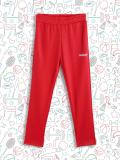 ADIDAS Track Pant For Girls (Red, Pack of 1)