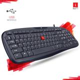 iball wiofy Wintop Soft Key Keyboard and Optical Mouse Combo Wired USB Multi-device Keyboard (Black)