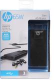 HP 3 in 1 Slim AC Adapter 5SA18AA#ACJ (4.5mm, 7.4mm, 5.5mm) 65 W Adapter (Power Cord Included)