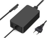 Maxelon Microsoft Surface Pro Charger 44w 15v 2.58a 1800 pro 5 2017 book 2 13.5 44 W Adapter (Power Cord Included)